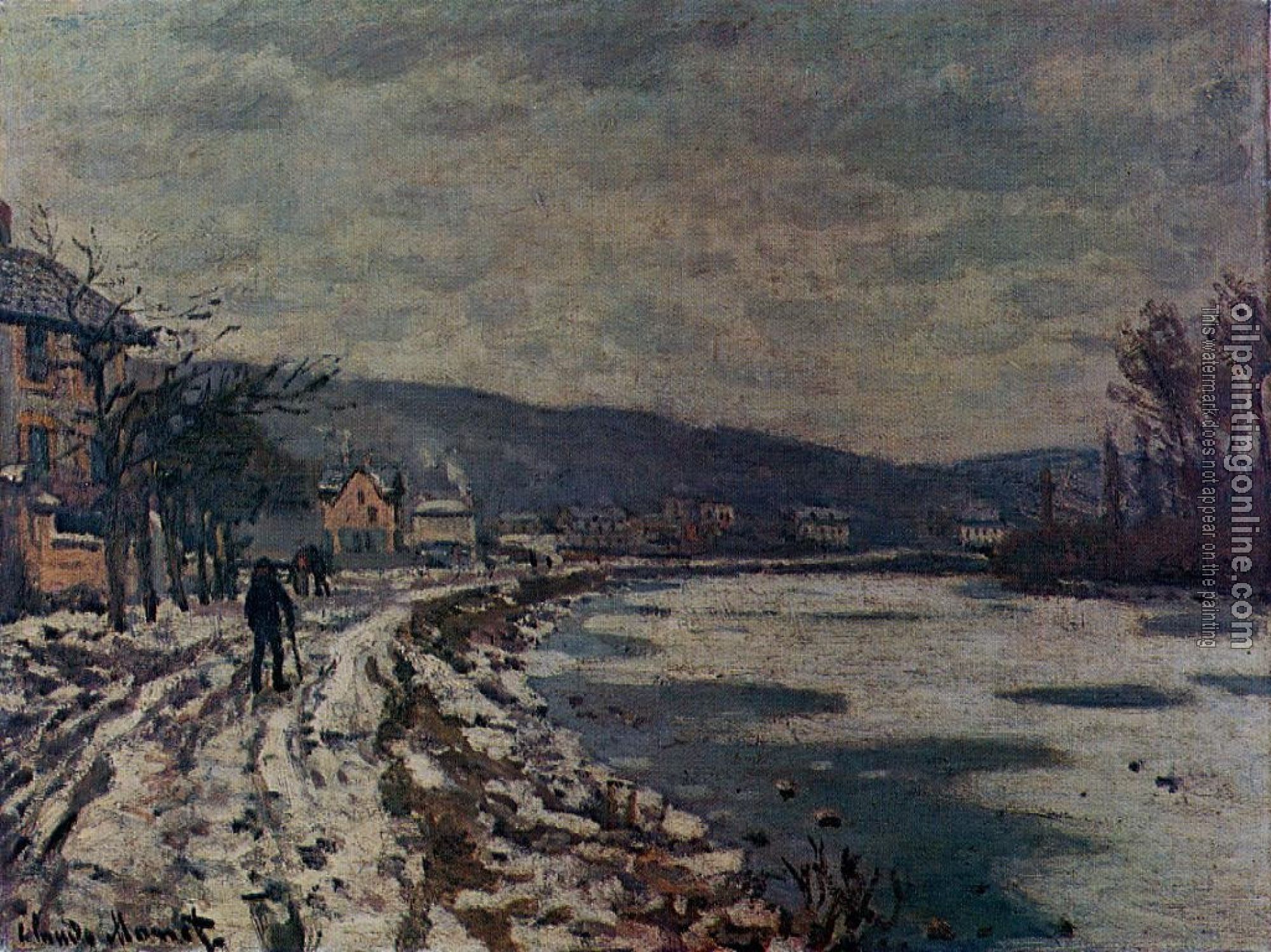 Monet, Claude Oscar - The Seine at Bougival